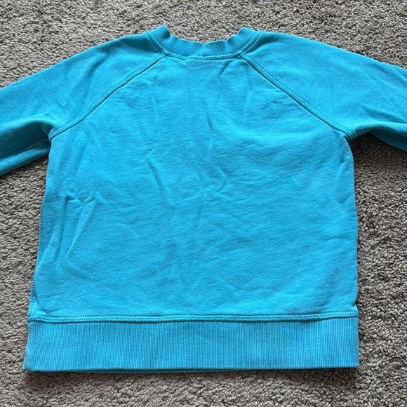 Hanna Andersson Blue Rainbow Print Crewneck Sweatshirt - Picture 7 of 7
